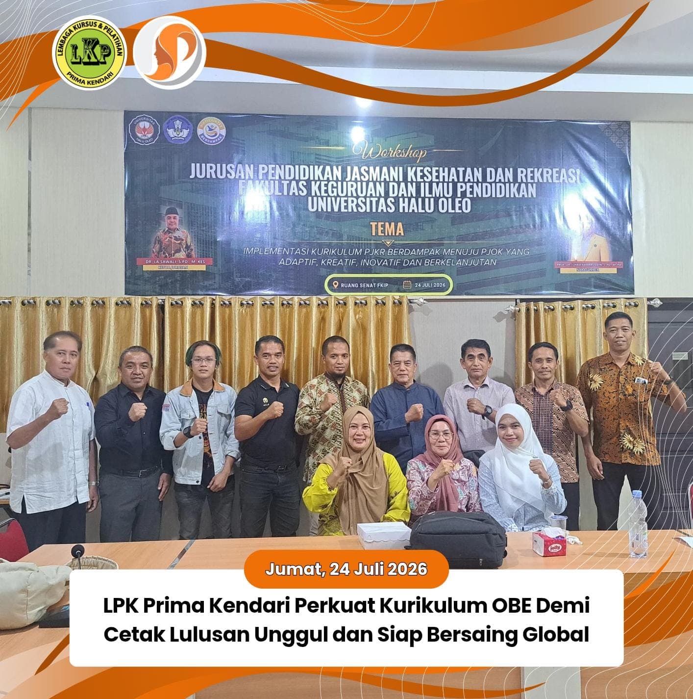 LPK Prima Kendari Perkuat Kurikulum OBE Demi Cetak Lulusan Unggul dan Siap Bersaing Global
